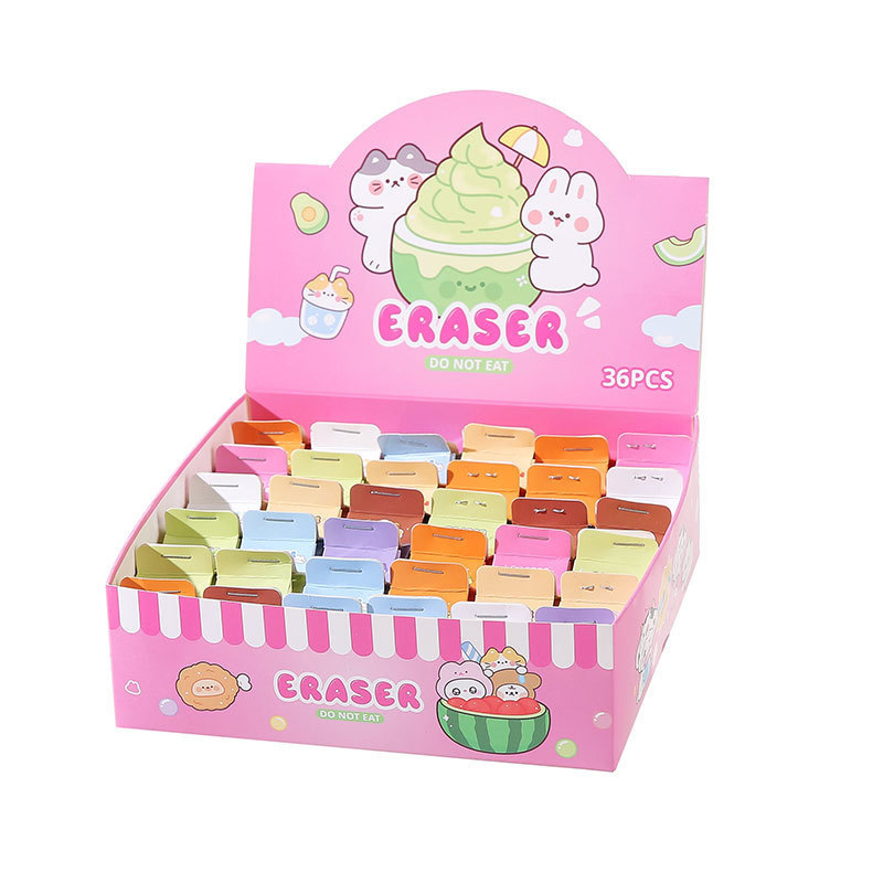 Cute eraser blind box cartoon creative small gifts, primary school students can cut erasers, kindergarten stationery and prizes wholesale Item Picture