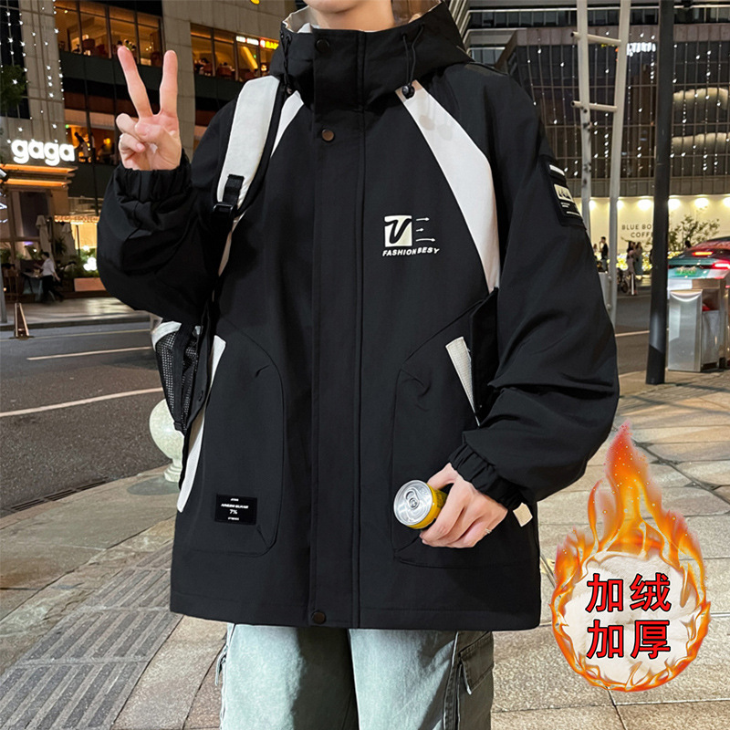 冲锋衣/软壳冲锋衣/冲锋衣男连帽户外/冲锋服/冲锋衣三合一产品图