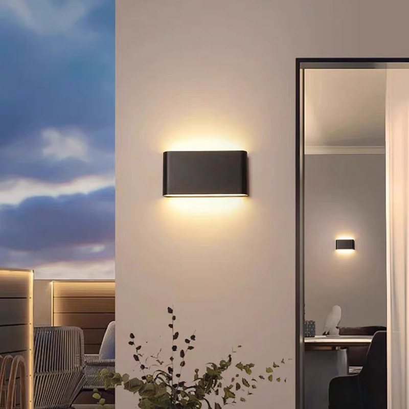 现代简约户外防水LED壁灯酒店创意过道楼梯走廊客厅床头壁灯卧室