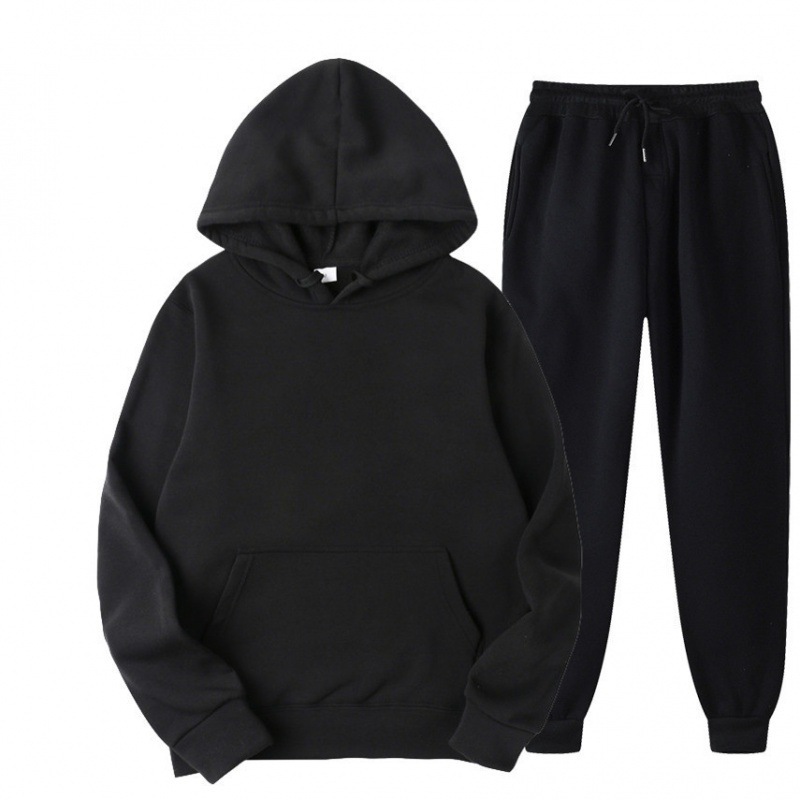 2026 Men's Spring and Autumn Solid Color Set, hooded sweatshirt, two-piece sport set, Men's Spring and Autumn Sport set