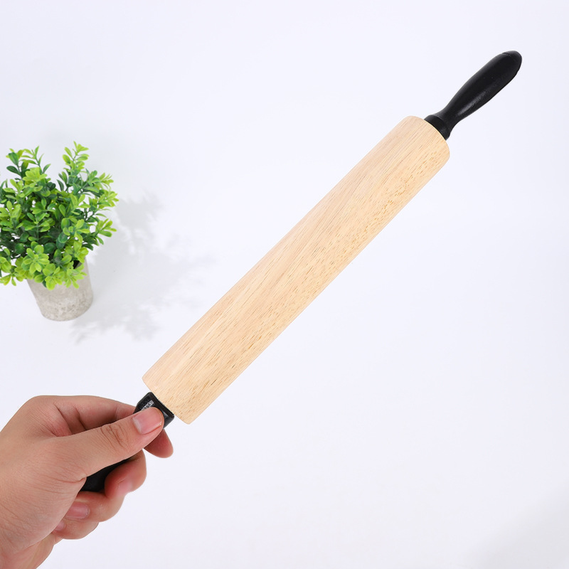 Rubber wood baking tools, rolling pins, handles, paint, kitchen household, dumpling wrappers, rollers, rolling pins wholesale Application Scenario