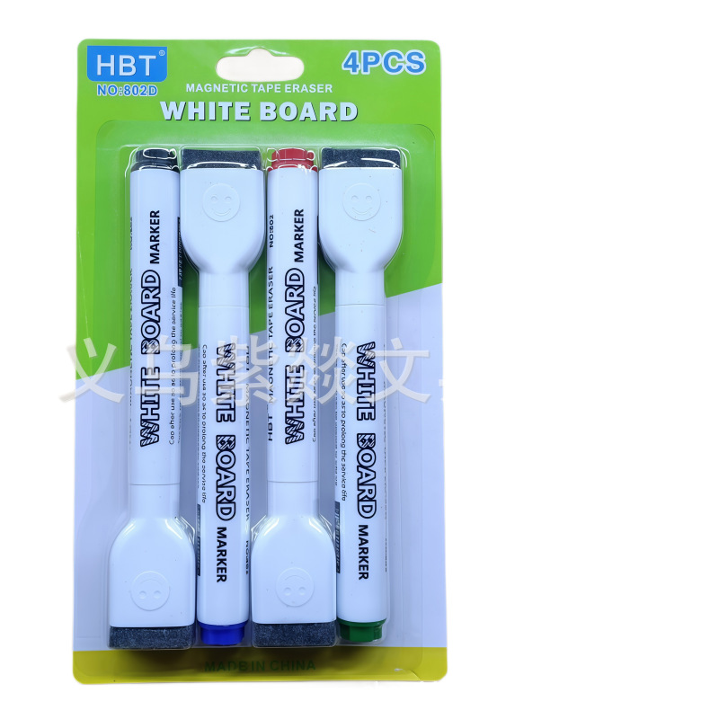 802 whiteboard pen with magnetic erasable function, large-capacity office whiteboard for students and teachers Item Picture