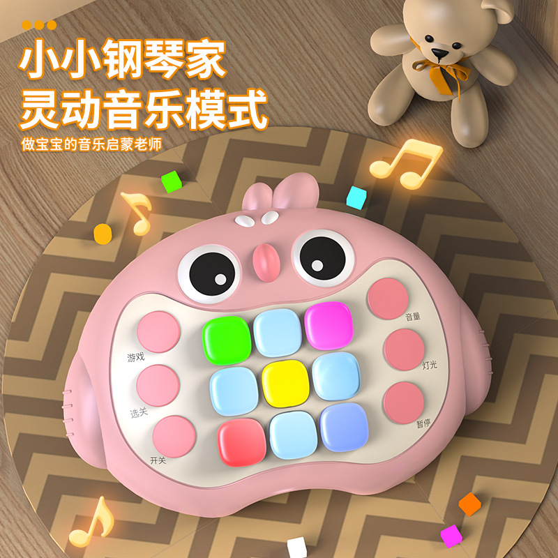 Game Console Puzzle Challenge, Stress-Relieving Girl Whack-A-Mole, Children Press The Button, Speed Push Game Console, Thinking Toy Logic Application Scenario