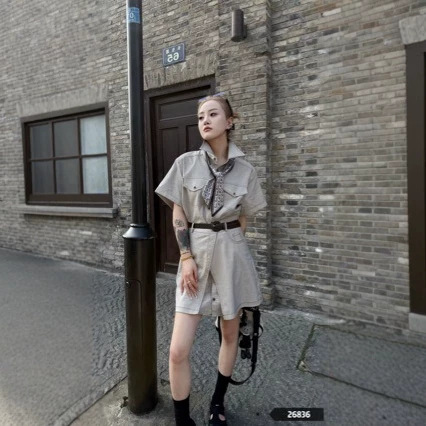 时尚套装女2026夏季新款洋气收腰显瘦百搭裙子