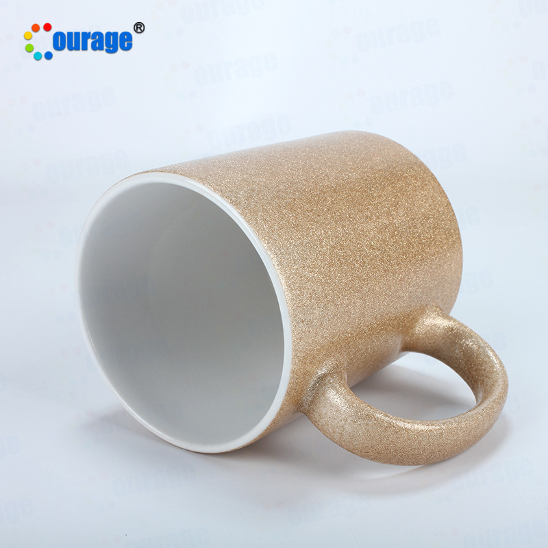 Glittering Cup four-color set: gold, purple, silver, Champagne mugs, home decoration gift cups Specification image