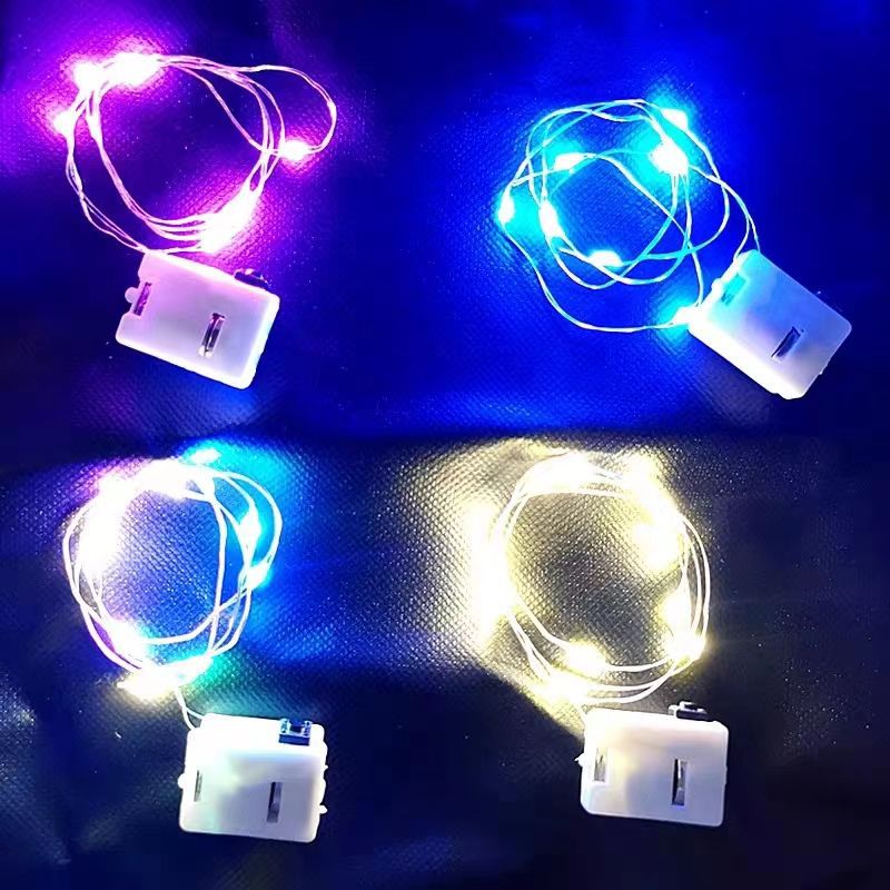 LED light strings, flashing copper wire light strings, decorative lights, cakes, flower bouquets, gift boxes, starry sky flower shop light strips wholesale details Picture