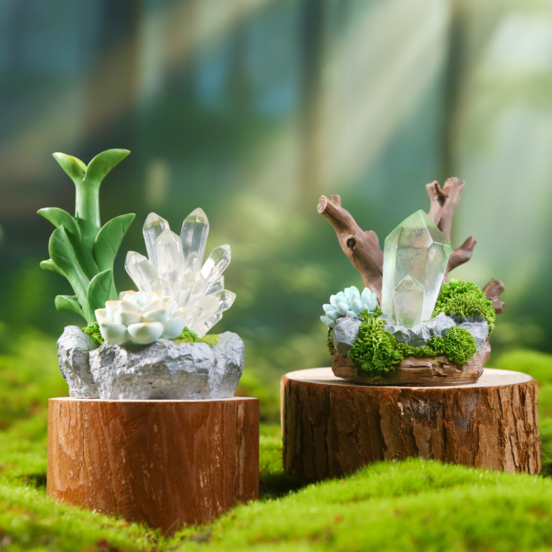 Crystal Story Blind box Creative design: Crystal illuminated table ornaments in various styles, exquisite crystal blind box wholesale Specification image