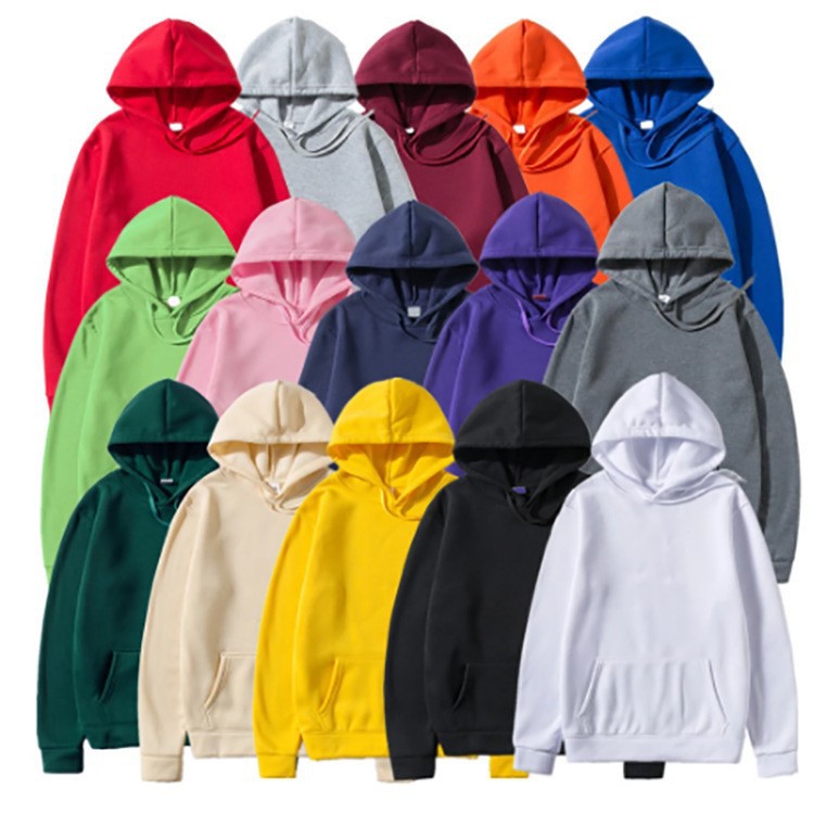 Autumn cross-border casual men's and women's hooded 220-gram sweatshirts, a fashion trend in foreign trade, loose sportswear sweatshirts for men are now available full figure