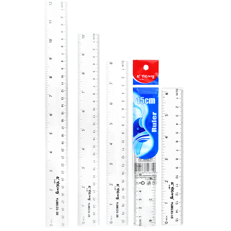 A 15-centimeter Yalong cross-border plastic flexible ruler for school supplies details Picture
