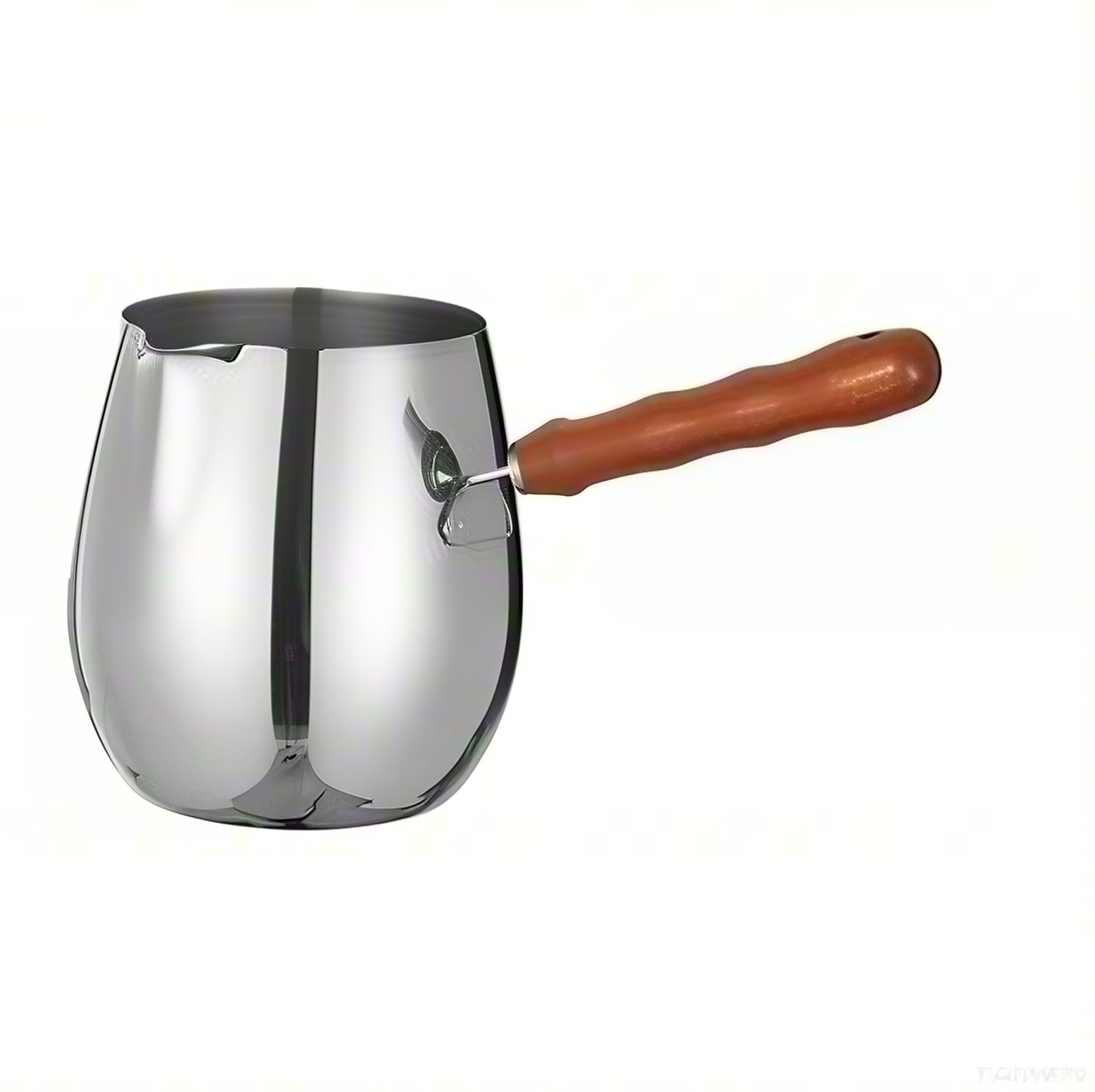 304 stainless steel latte art milk cup, small oil-pouring pot, hot oil baby food pot, milk pot, long handle, household oil-pouring pot Item Picture