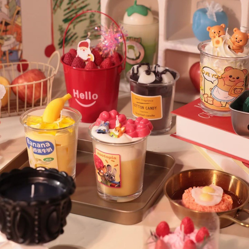Aromatherapy shaped candles, sample links, creative trendy blind boxes, decorative items, souvenirs, cross-border physical wholesale Specification image
