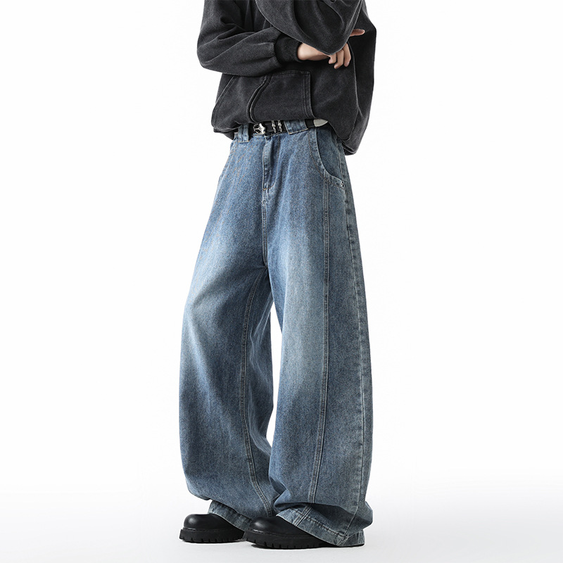 男士牛仔裤薄款/男士修身牛仔裤的夏天/牛子裤男士潮流/牛仔裤/牛仔裤加绒产品图