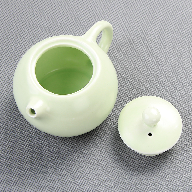 Kung Fu tea set, Ding kiln matte Xi Shi teapot, portable gift box, tea set, office gift, ceramic wholesale and customization Specification image