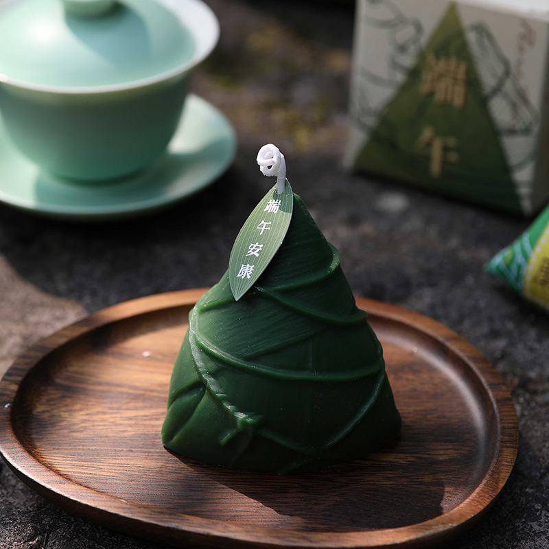 Dragon boat festival zongzi DIY forma creativa vela perfumada perfume regalo de cera de forma acompañante regalo de la mano al por mayor details Picture