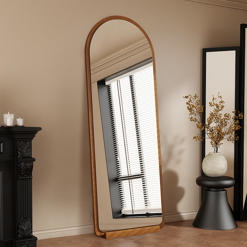 中古风全身镜家用落地镜法式复古穿衣镜挂墙镜子卧室服装店试衣镜细节图