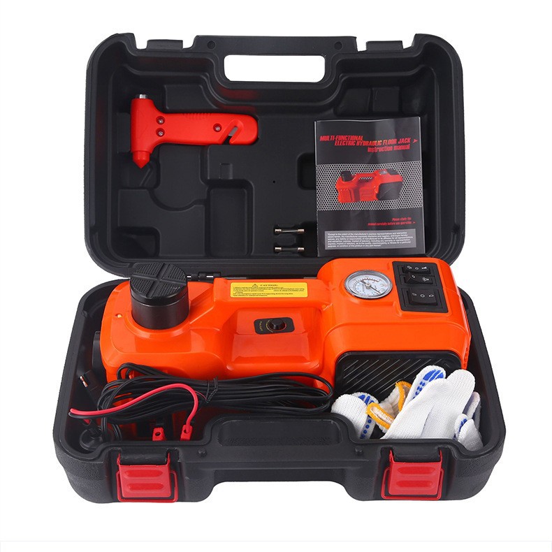 批发电动千斤顶小轿车汽车用电动千斤顶车载设备12V千斤顶套装