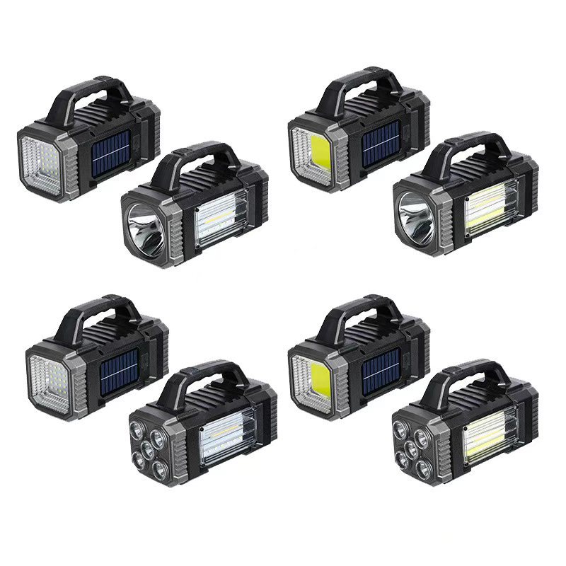New cross-border LED multi-functional solar charging portable lamp, strong outdoor high-power ultra-bright long-range camping Application Scenario