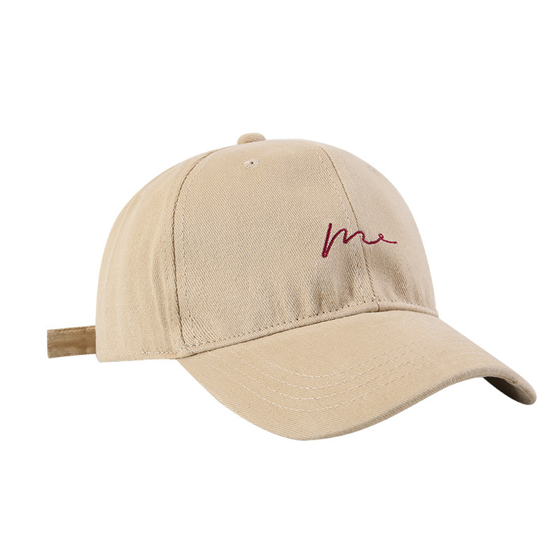 Japanese-style simple baseball caps, women's large-headed, soft-top, oversized and deepened baseball caps, men's Korean-style versatile couple sun hats Item Picture