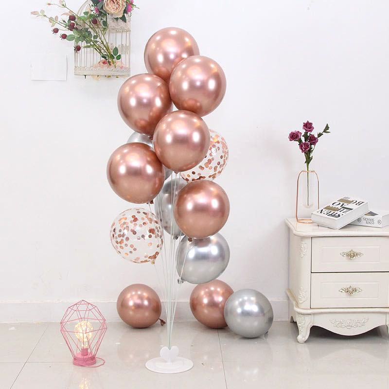 Balloon table, transparent frame, wedding table, balloon column, table surface, balloon stand, table swing pole support, festival decoration Application Scenario