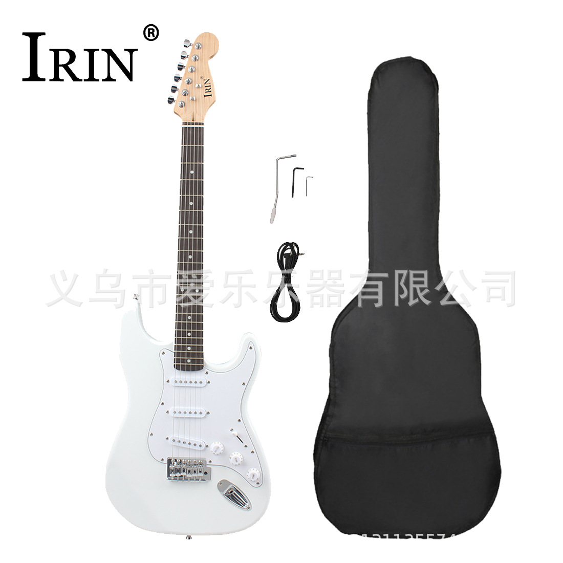 St-700 white electricguitar for foreign trade, rock for beginners to learn electricguitar, 22 fret ST electricguitar