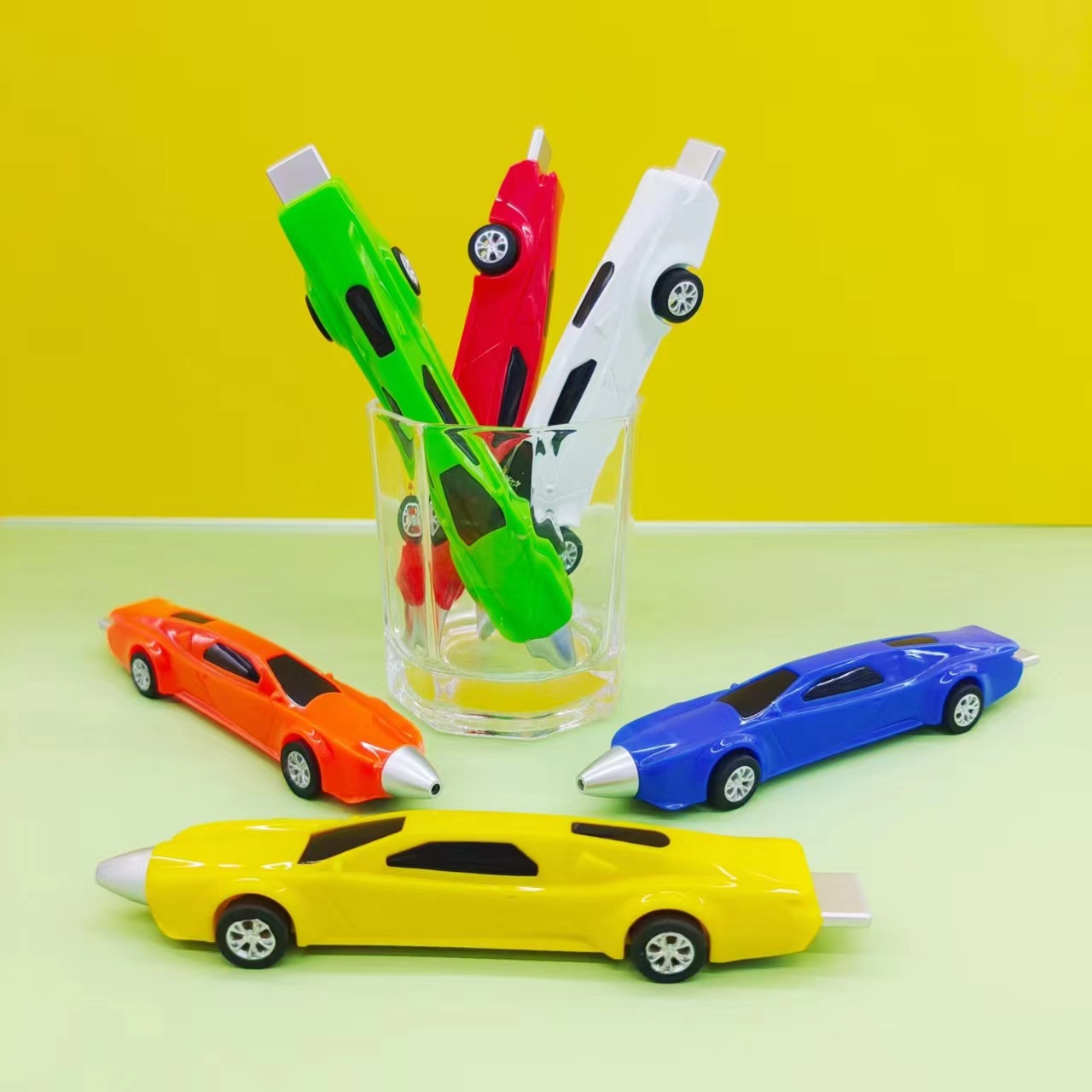 圆珠笔/蓝果手帐笔/可爱按动笔批发/圣诞/文具细节图