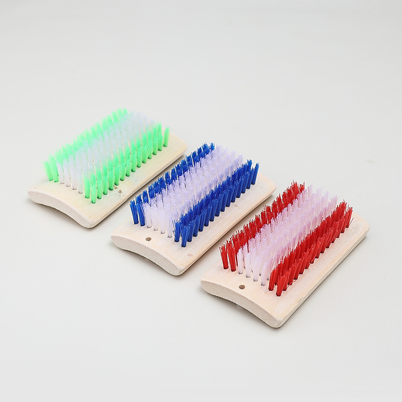 Thickened bamboo laundry brush, square brush, shoe brush, bamboo board brush, cleaning brush, multi-functional square bamboo brush, two-yuan general store