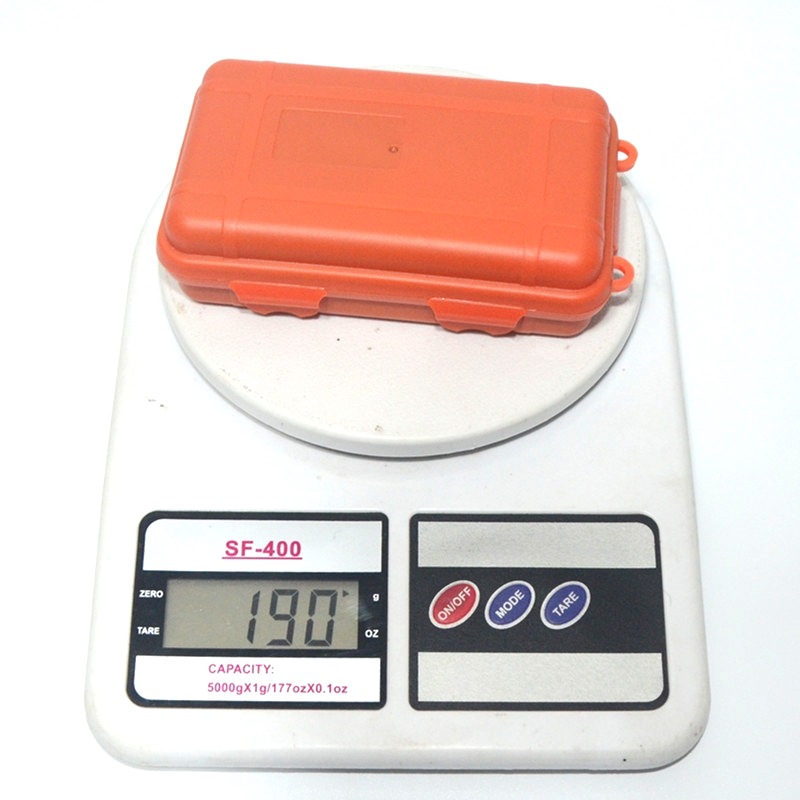 Outdoor waterproof sealed box, waterproof plastic box, SOS box, wilderness survival storage box, EDC first aid set Item Picture