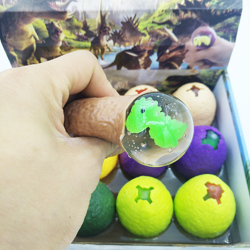 Dinosaur Egg Venting Ball TPR New and unique Squeezing toy, squeezing Dinosaur egg Venting ball manufacturer direct details Picture
