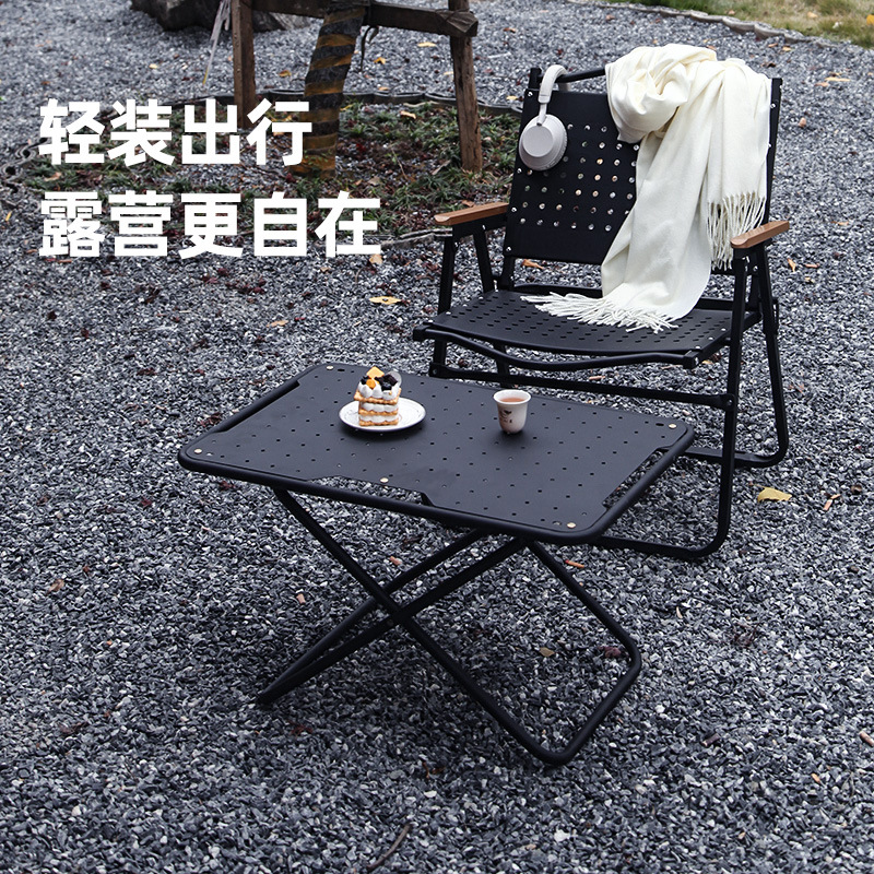 月亮椅老人户外折叠桌椅露营家具轻便便携户外用品露营桌