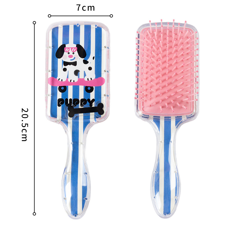 梳子/气垫梳/猪鬃毛梳/按摩梳/气囊梳子白底实物图