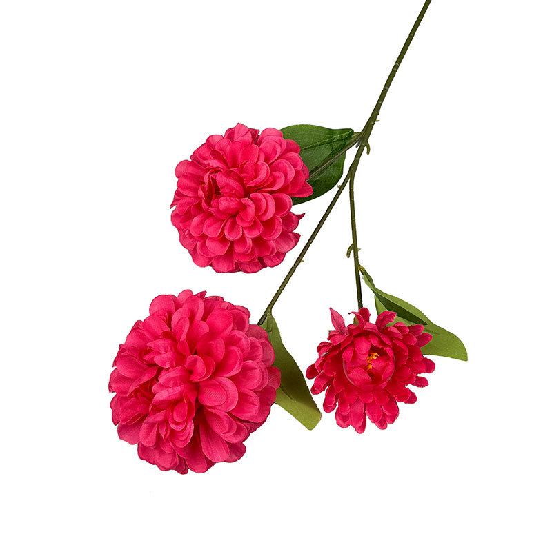 仿真花DIY发饰配件/假花/5朵塑膠花/仿真花/假花批发白底实物图