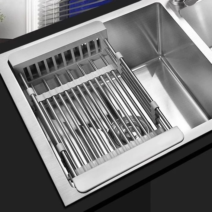 سسلة الأسفلت المصنوعة من الفولاذ غير القابل للصدأ المديد في حوض المطبخ Specification image