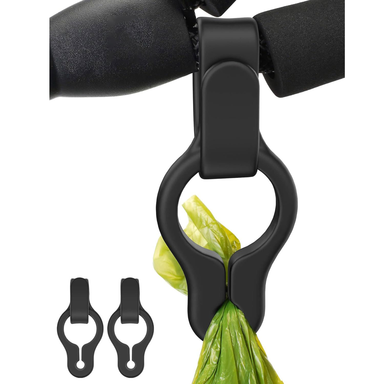 New product: Dog poop bag drawstring lift, dedicated for dog walking, pet garbage bag hands-free stand, silicone drawstring buckle Specification drawing