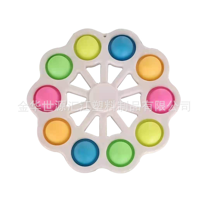 直供5孔10孔12孔泡泡乐指尖陀螺Hand Spinner手指指尖陀螺EDC玩具