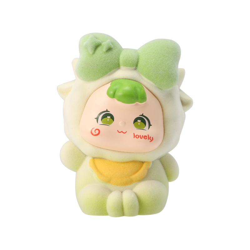 泡泡玛特/土豆娃娃/哭哭马/kitty/泡泡玛特手办白底实物图