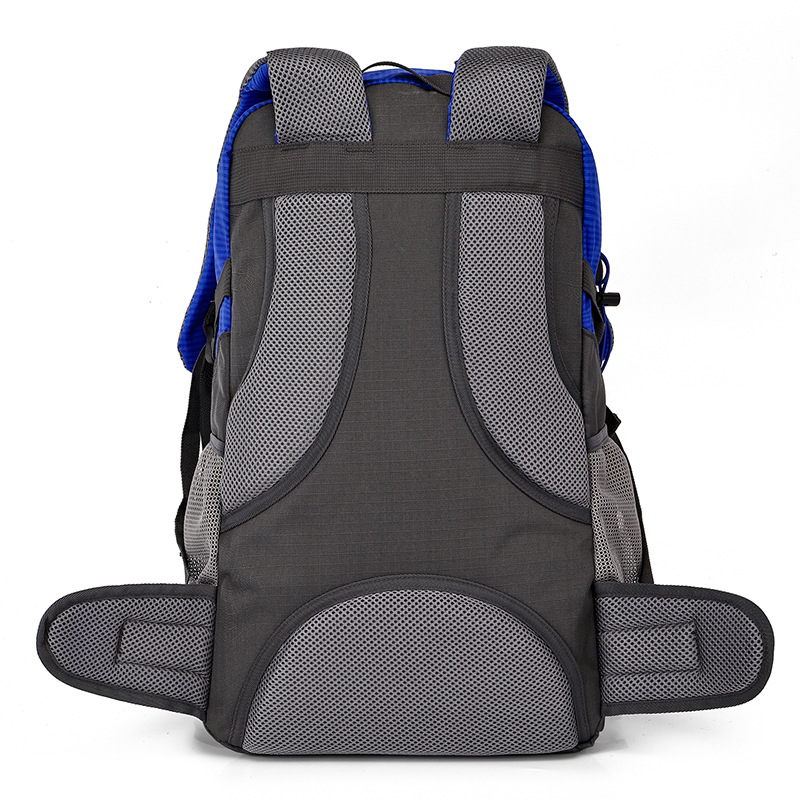 Outdoor large-capacity hiking backpack, 35-liter color-blocking casual sports backpack, ultra-lightweight waterproof hiking and camping backpack details Picture