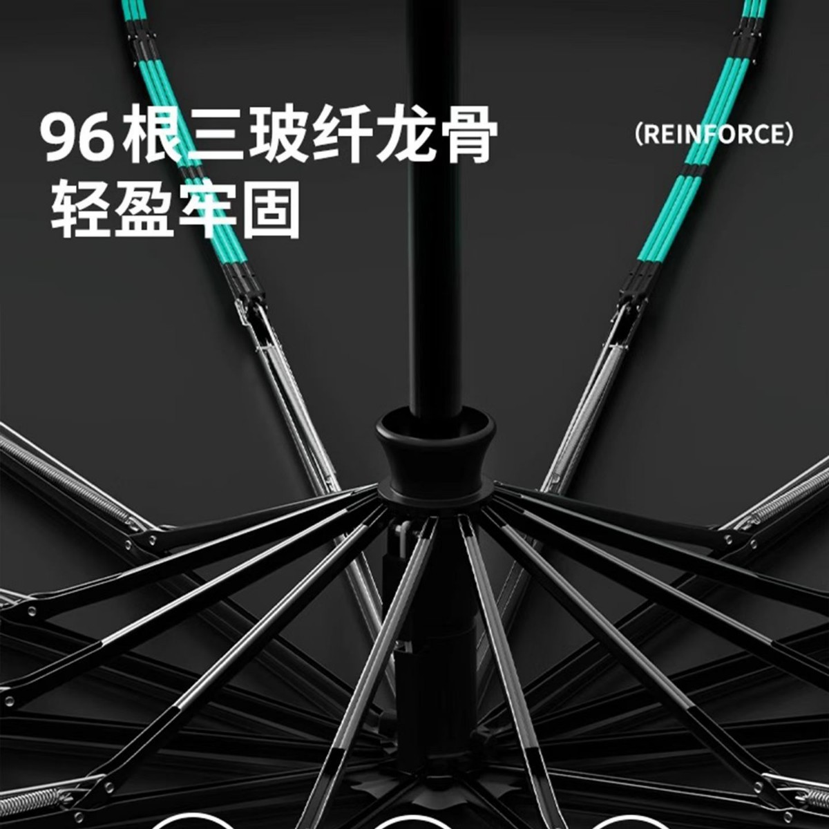 雨伞/长柄伞色丁/24骨雨伞定制/一次性雨伞/雨伞礼品产品图