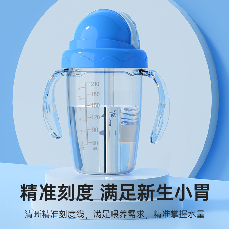 塑料儿童水杯/塑料杯儿童/杯子/水杯/水杯儿童斜跨卡通产品图