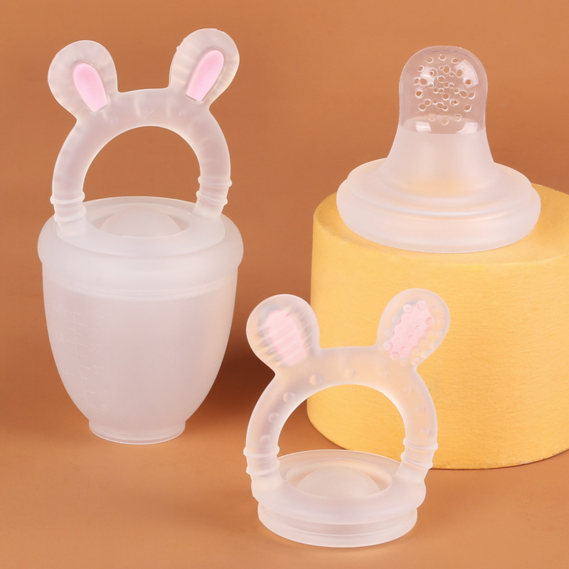 婴儿咬咬乐吃水果神器辅食工具全硅胶婴儿牙胶宝宝果蔬乐咬咬袋