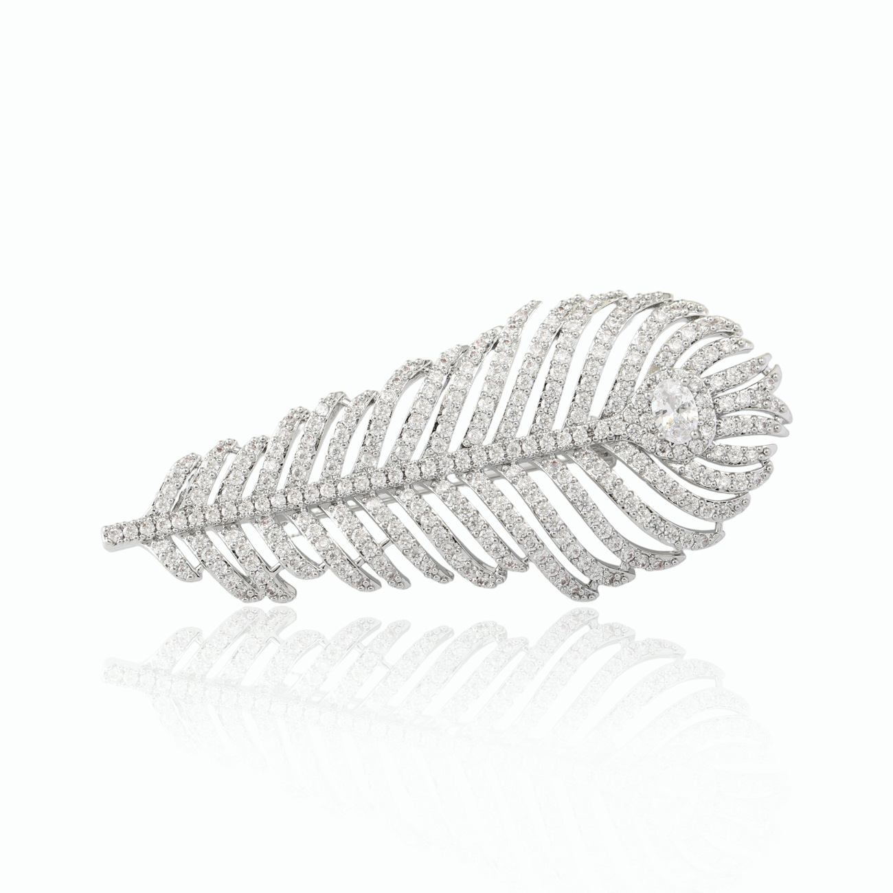 胸针/金属徽章/徽章/空白胸针/板材花朵胸针白底实物图