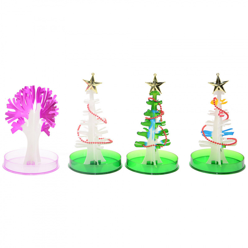 Magic Tree base, plant base plate, white square Petri dish, paper tree flowering accessories, Christmas tree mold Application Scenario