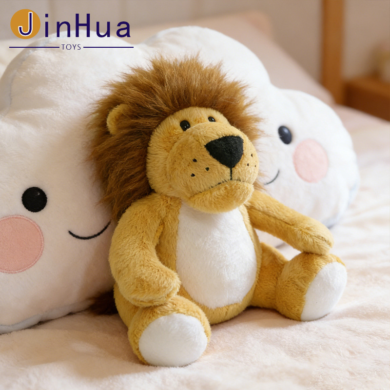 厂家批发森林之王狮子毛绒玩具来图来样吉祥物玩偶公仔定制LOGO