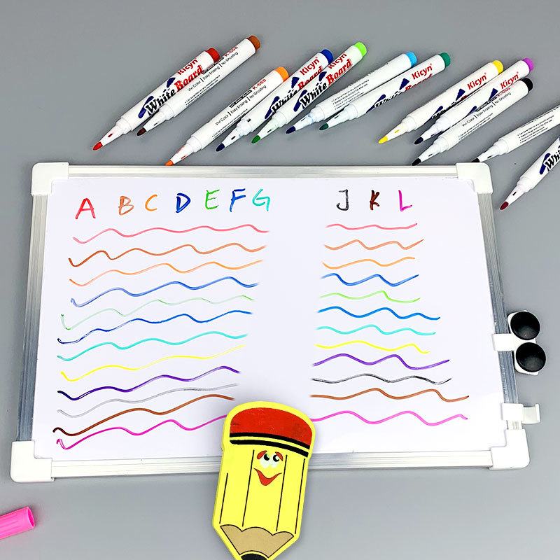 Children's water drawing floating pen, whiteboard pen, large capacity wholesale, erasable, vibrating floating pen, floating pen Application Scenario
