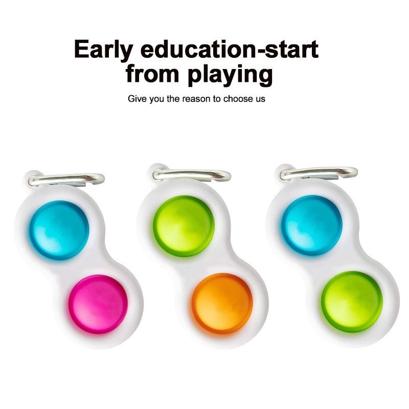Finger Bubble Fun Stress Relief Keychain, Rat Extermination Pioneer Keychain Pendant, Finger Fun toy Application Scenario
