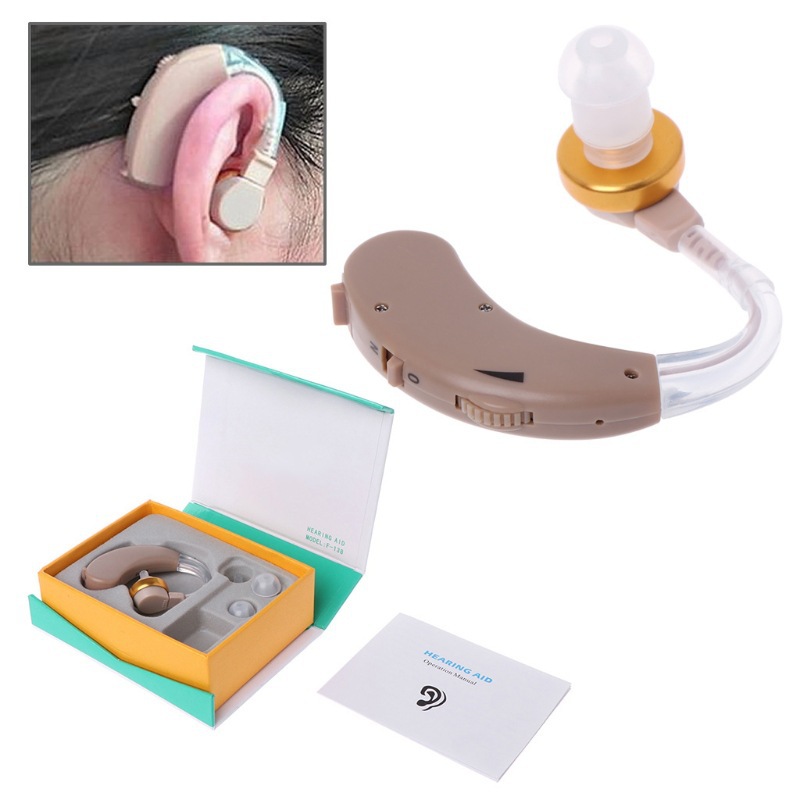 Cross-border exclusive supply of F-138 hearing AIDS, small back-ear type adjustable hearing AIDS for the elderly, mini hearing AIDS details Picture