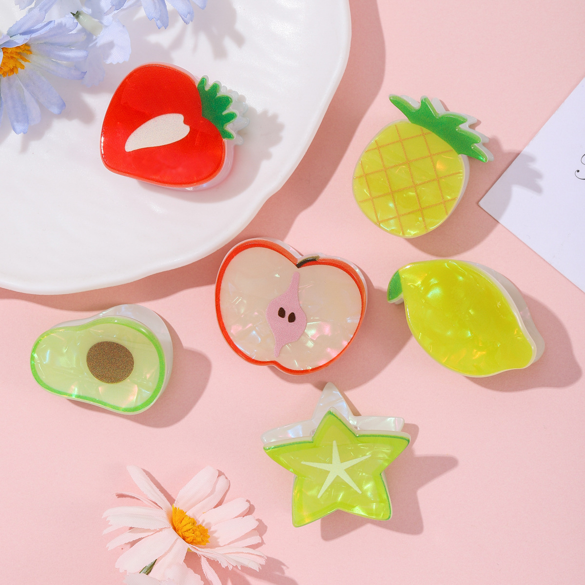 串花藤吊/食玩摆件对对碰/仿真水果吊坠/水果盲袋/台球杆巧克粉产品图