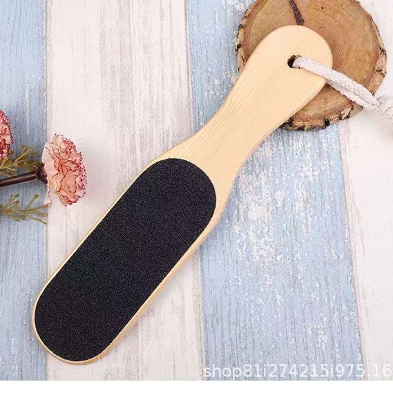 Solid wood double-sided foot sander main body, other types of foot care tools details Picture