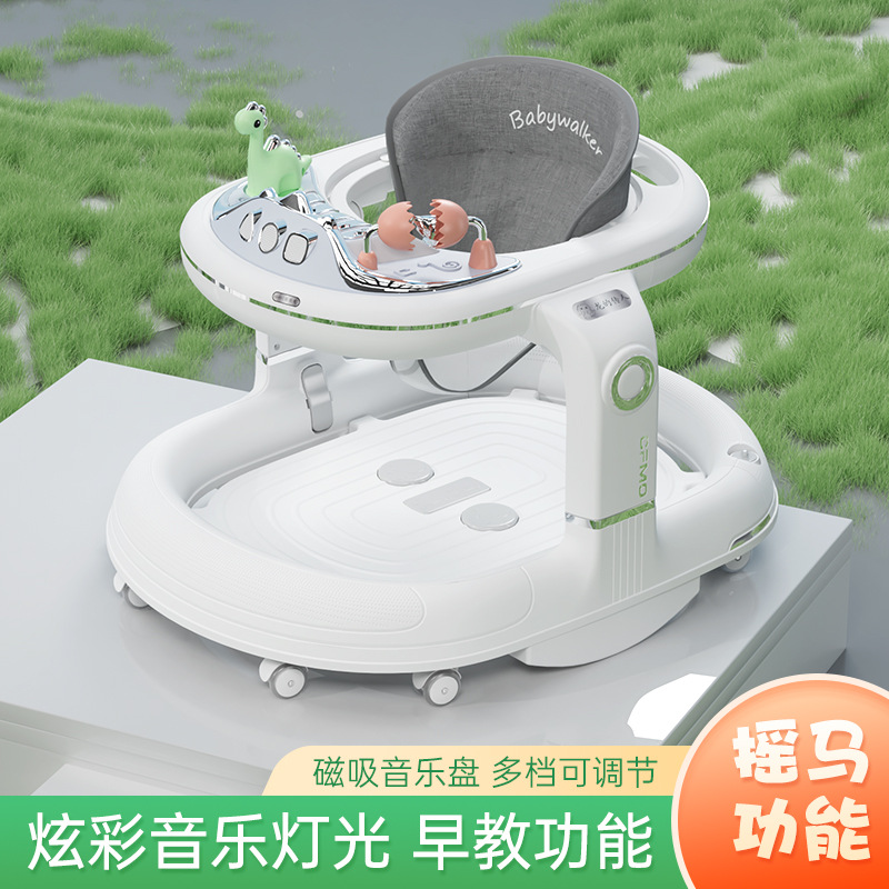 学步车防o型腿婴儿多功能防侧翻手推车宝宝可坐可推学行车起步车