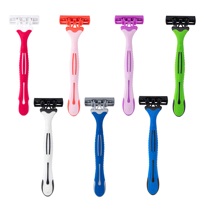 Men's old-fashioned razor Pearl Max three-layer hair removal knife Manual shaving knife hotel disposable shaving knife Item Picture