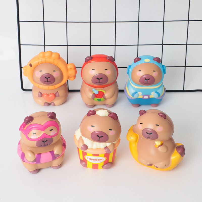 Simulation pinching fun toys for stress relief, soft and slow rebound, dessert ice cream, stress-relieving, hand pinching, and emotional release